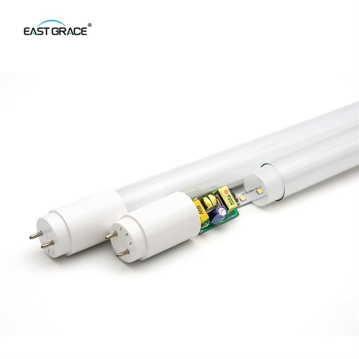 AC165~245V T8 Glass LED Tube Light factory